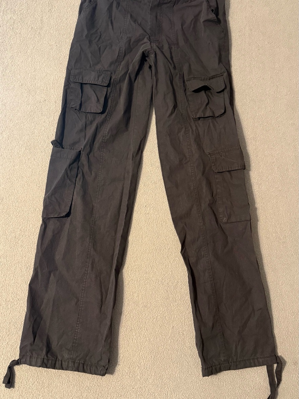 Harper Women's Dark Charcoal Cargo Trousers
